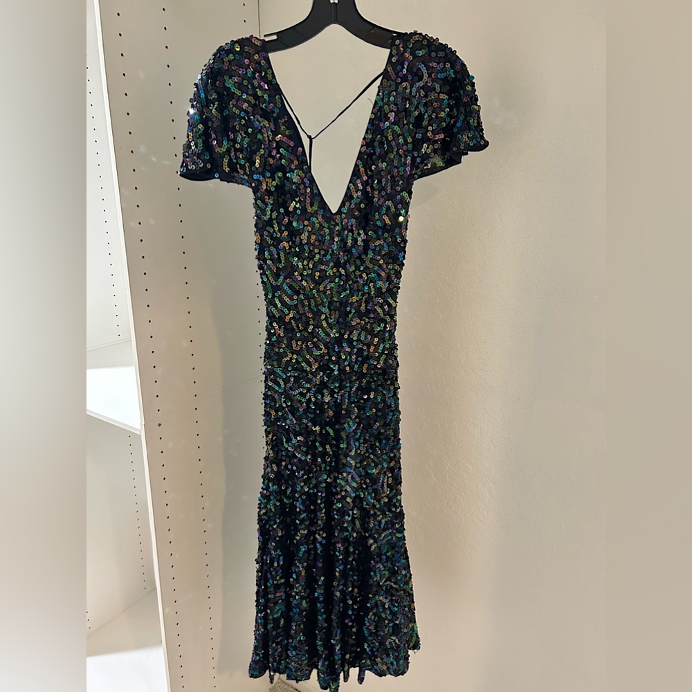BCBGMaxAzria Vintage Sequin Dress